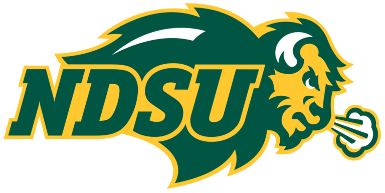 Flag of North Dakota State Bison Logo