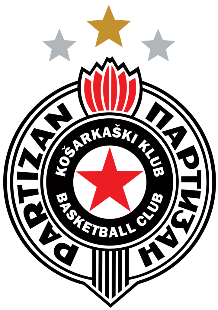 Flag of KK Partizan Logo