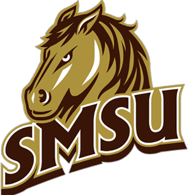 Flag of Southwest Minnesota State Mustangs Logo