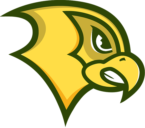 Flag of Felician University Golden Falcons Logo