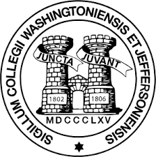 Flag of Washington and Jefferson College Presidents Logo