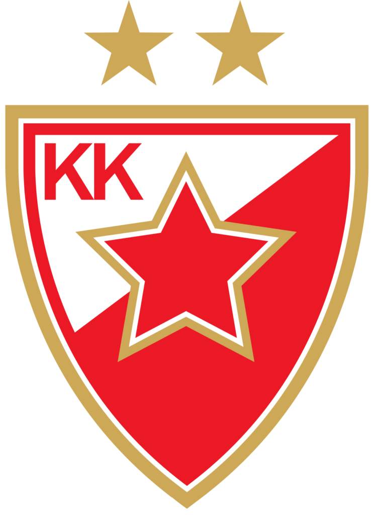 Flag of KK Crvena zvezda Logo