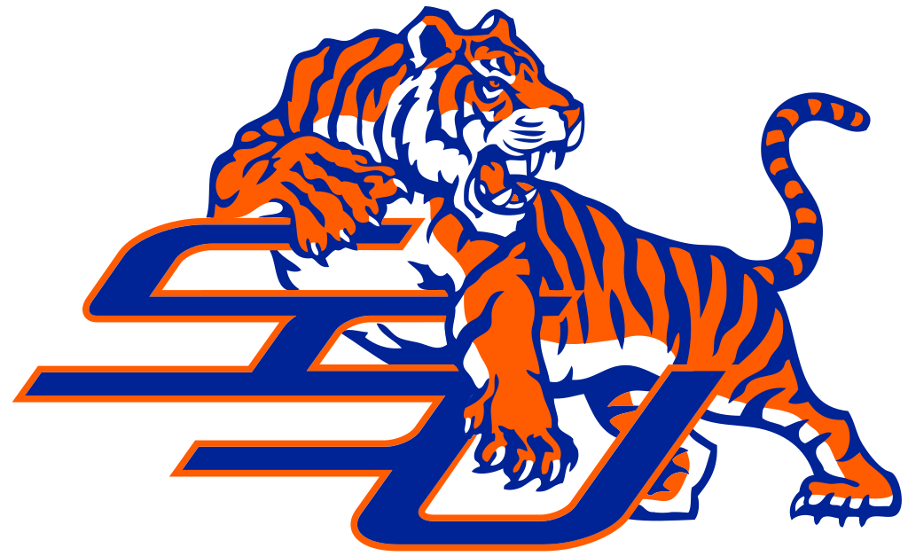 Flag of Savannah State Tigers and Lady Tigers Logo