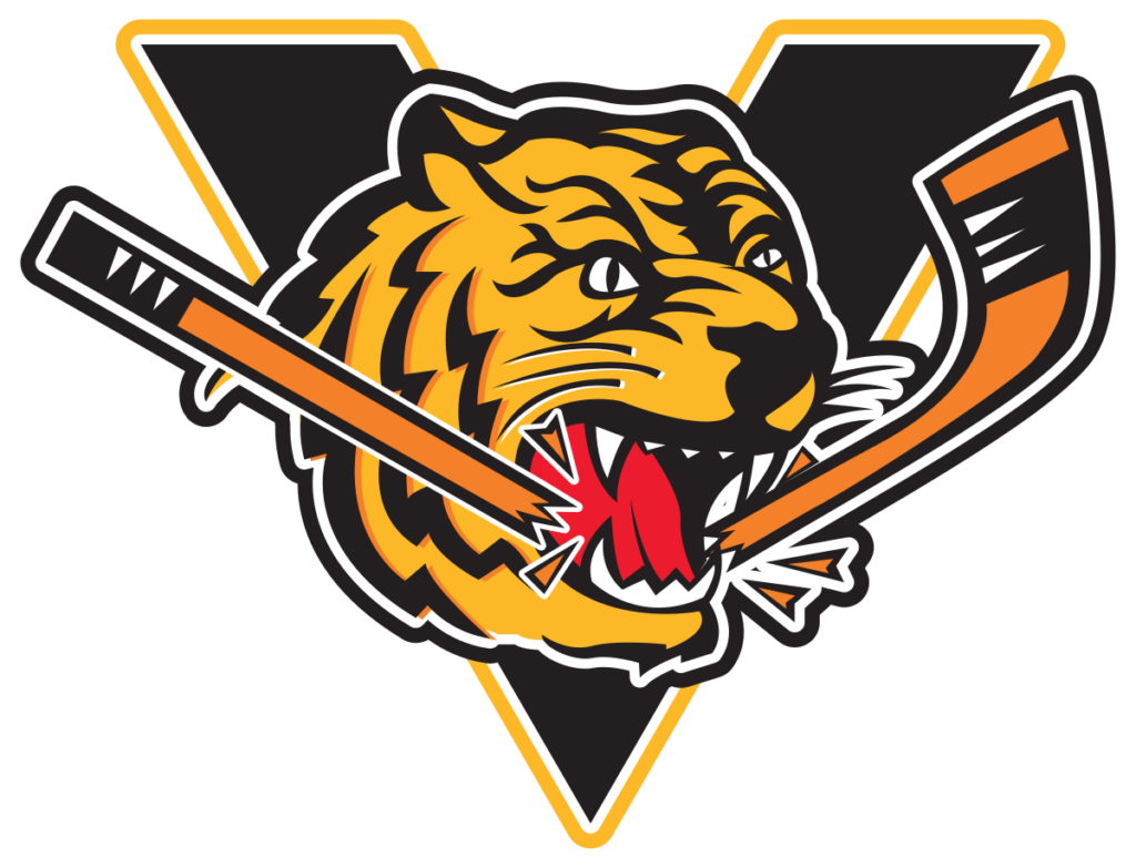 Flag of Victoriaville Tigres Logo