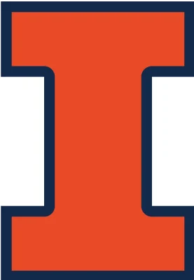 Flag of Illinois Fighting Illini Logo