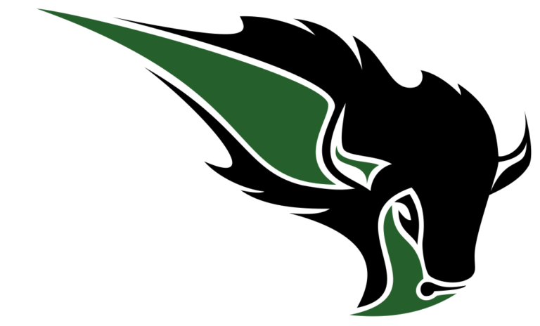 Flag of Oklahoma Baptist Bison Logo