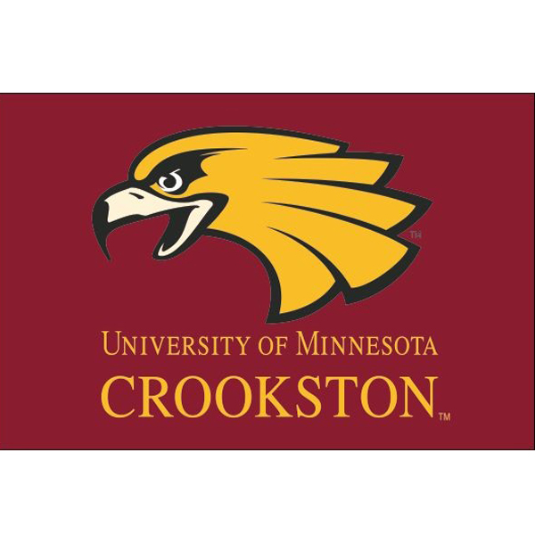 Flag of Minnesota Crookston Golden Eagles Logo