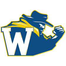 Flag of North Carolina Wesleyan College Battling Bishops  Logo