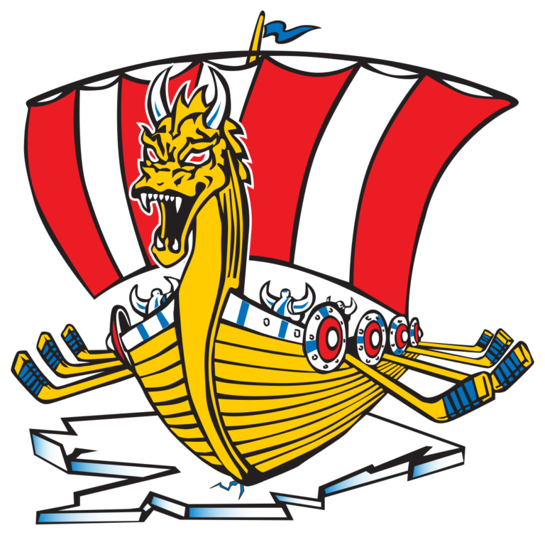 Flag of Baie-Comeau Drakkar Logo