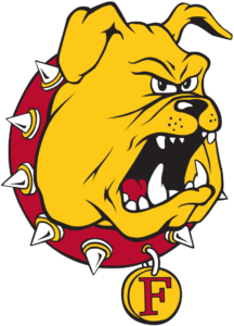 Flag of Ferris State Bulldogs Logo