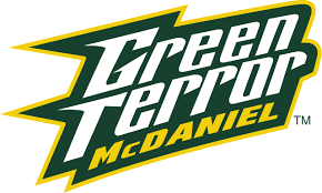 Flag of McDaniel College Green Terror Logo