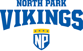 Flag of North Park University Vikings Logo