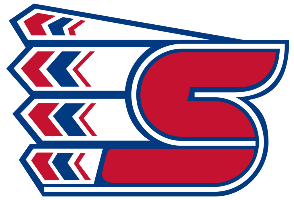 Flag of Spokane Chiefs Primary Logo
